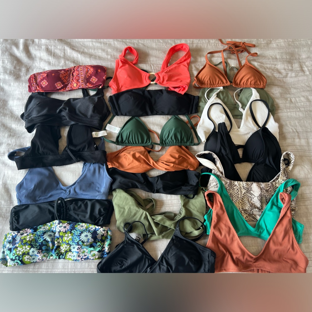 Size small Aerie bikini tops lot